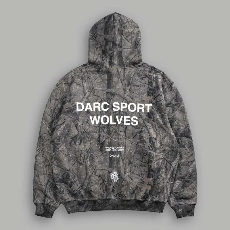 Darc Sport Darc Sport Wolves "Pierce" Hoodie And Tee Camufladas – Youth & Adult Sizes