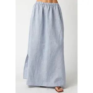 Aleah Linen Maxi Skirt