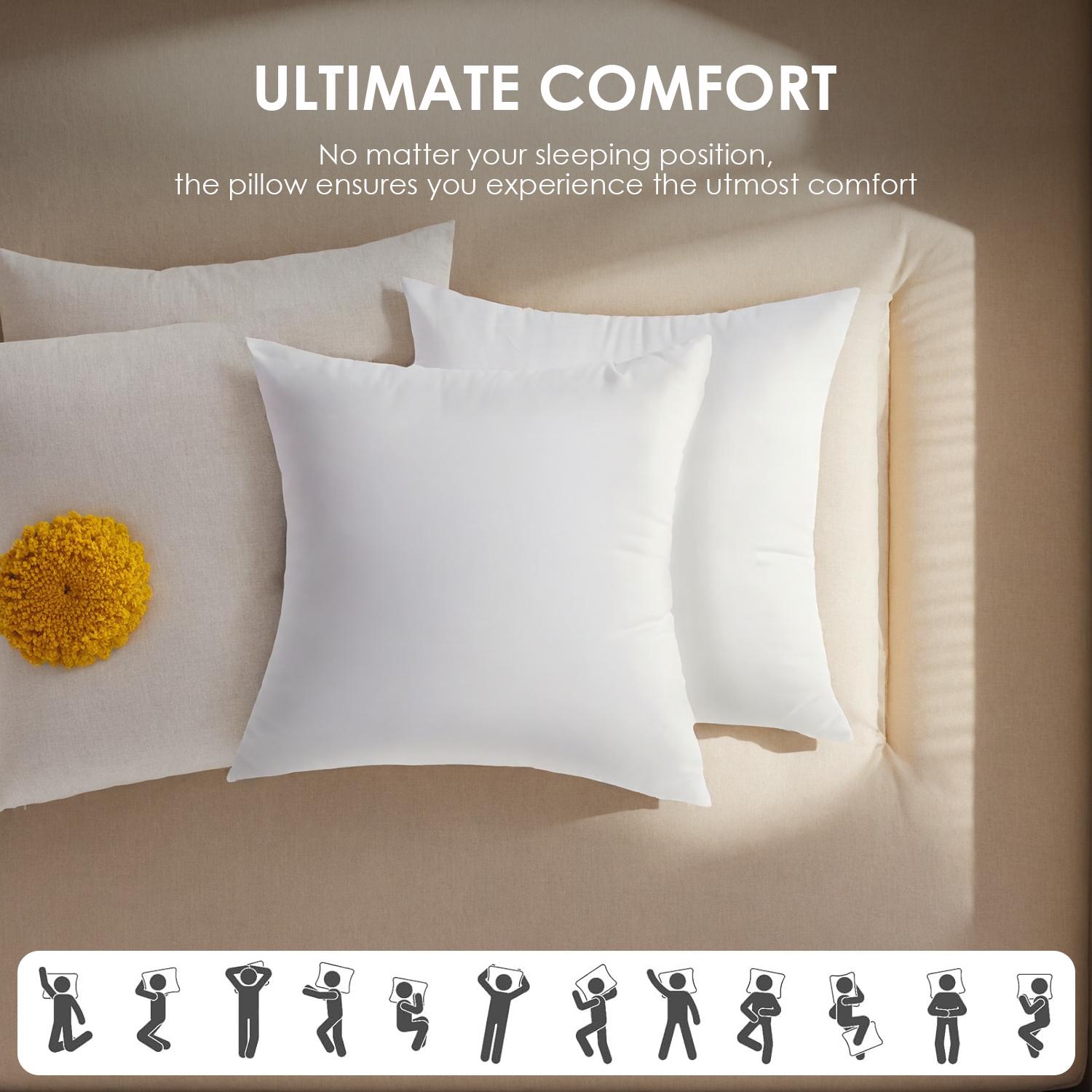 3D Cloud-Like  Insert | Fluffy and Resilient, You Won't Want to Get Up After Lying Down All Afternoon throw pillows