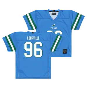 Tulane Football Blue Jersey    - Jackson Courville