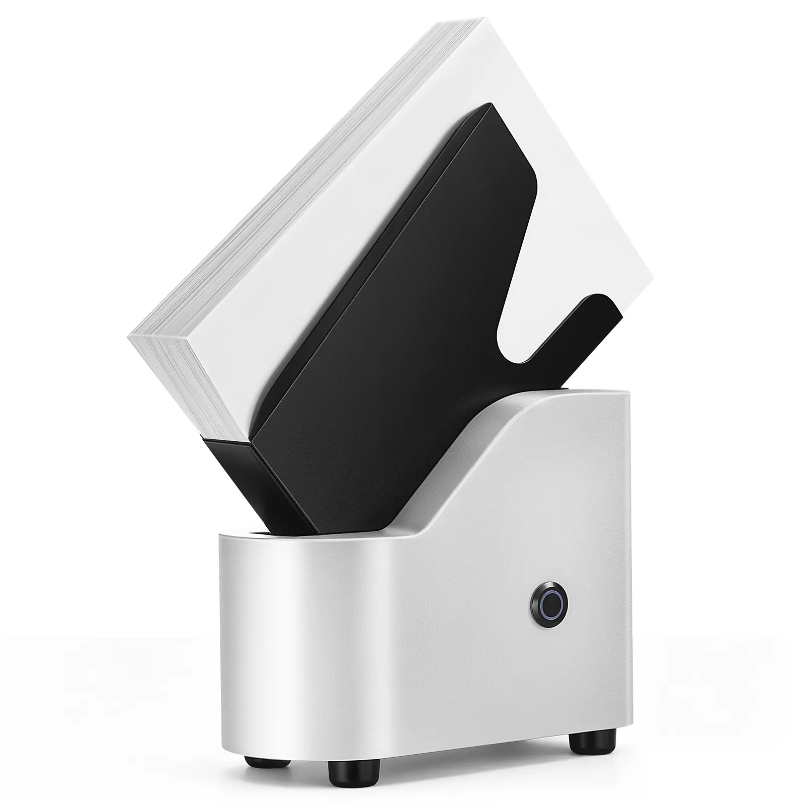 Automatic Paper Jogger Machine for Office Users, 300-Sheet Capacity, A4/Letter Size, 5-Sec Fast Aligning, 18000 RPM Airflow, 30W Low Power, Compact Form Office Essential