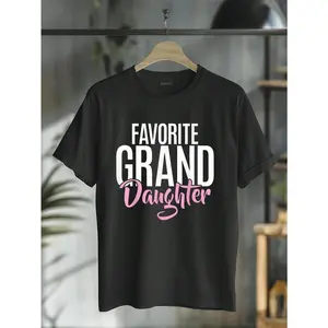 🎉 100% Cotton Favorite Granddaughter T-Shirt