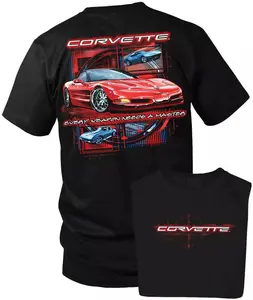 Corvette C5 2-Sided T-Shirt, Unisex Car Graphic Tee, Casual Cotton Crewneck, Gift For Him, Husband