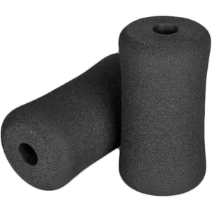 Sponge Foam Foot Pad Roller Pair, Used for Replacing Gym Exercise Equipment, Suitable for 1-inch Rod (Foam 5.71" X 2.95" Od X 0.87" Id)