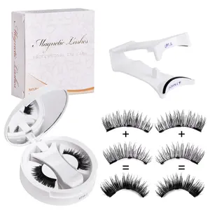 （Please confirm the product specifications）Magnetic Eyelashes with Applicator，Reusable natural looking,no eyeliner no adhesive,easy to put on and take off.  all-day comfort