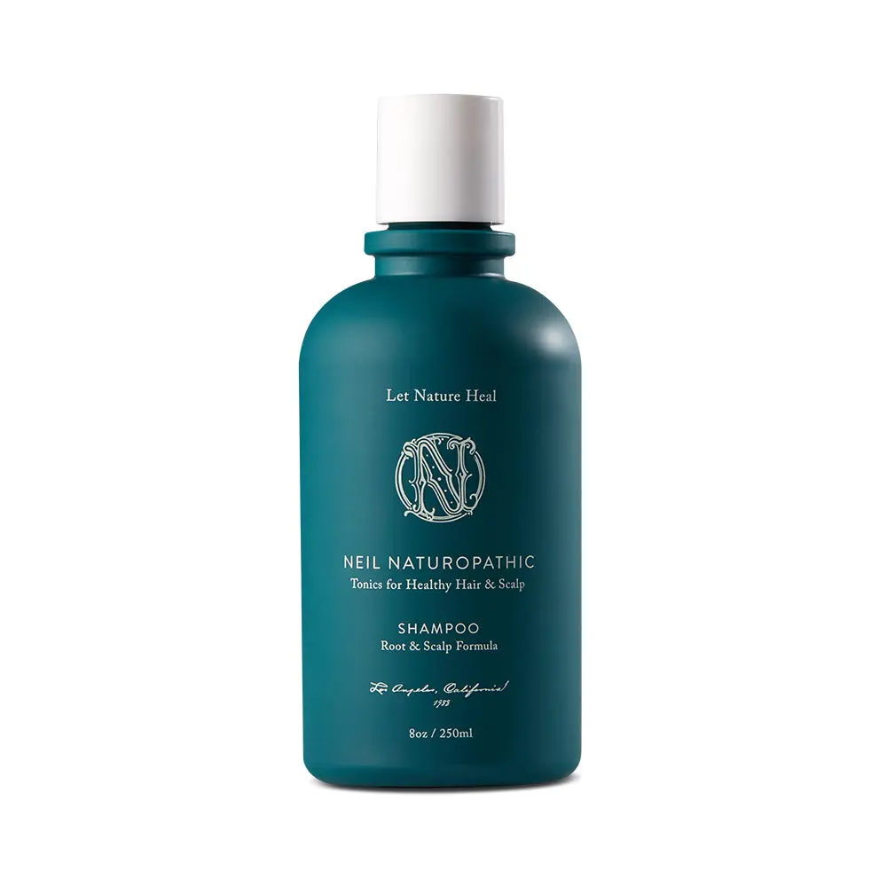 Neil Naturopathic Root & Scalp Formula Anti-Dandruff Treatment Tonic Shampoo - Plant-Based Ingredients for Scalp Relief & Healthy Hair Growth