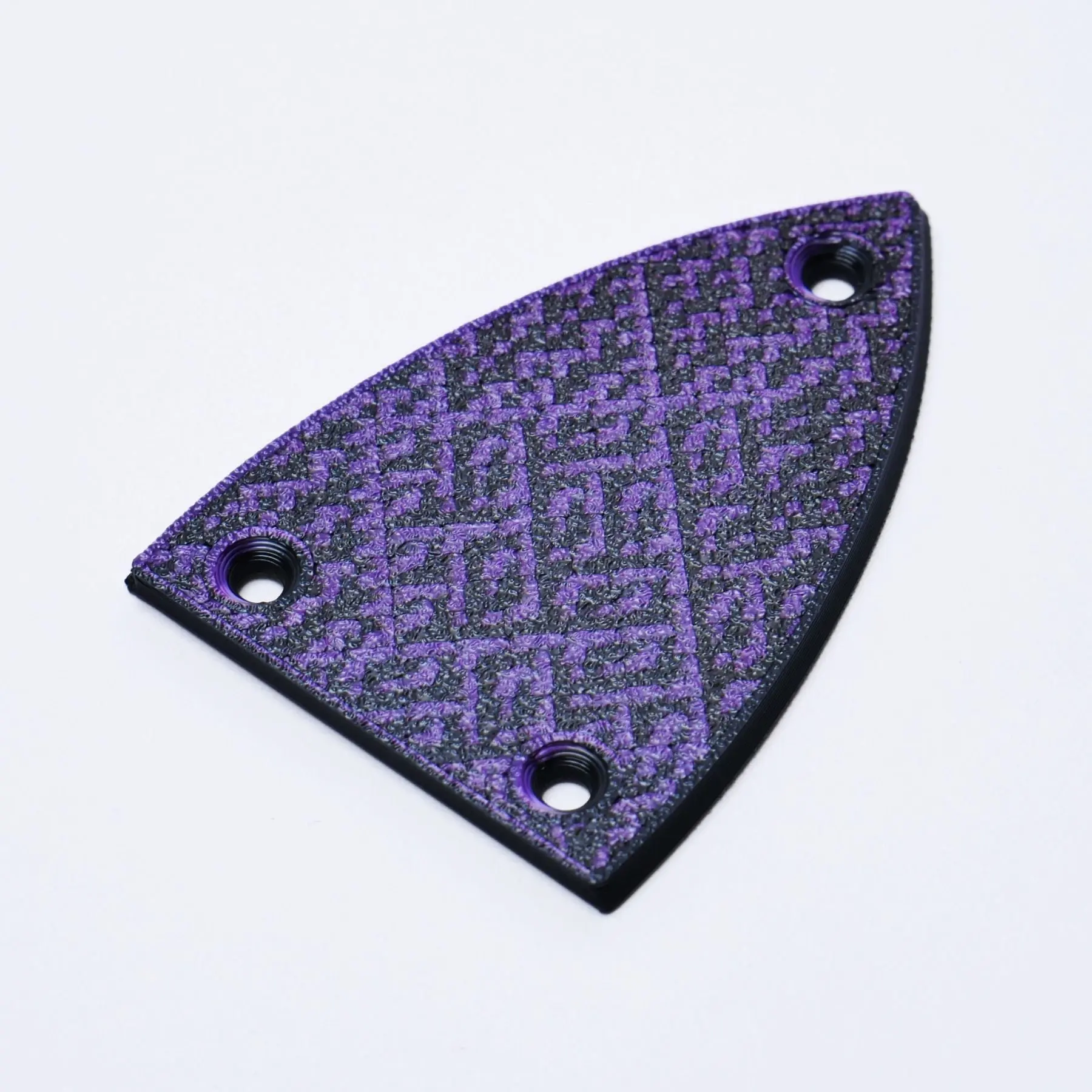 Custom BC Rich Truss Rod Cover – Black Amethyst Purple