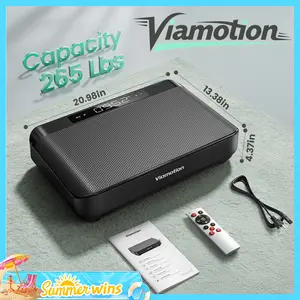 [SUMMERWINS] Viamotion Vibration Plate - Exercise Machine with Lymphatic Drainage,Home Relaxation, Low-Noise with 150W Motor, 1-99 Speed Levels, Office Wellness, LED Display, Muscle Relaxation, Exercise Equipment, Home Fitness Equipment,  Home Gym Kit