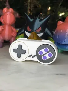 SNES Controller Fidget Clicker - Double Clicker (Glow in the dark)