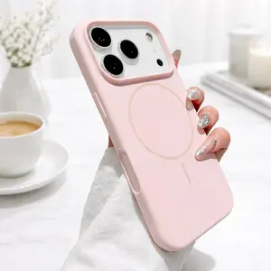 Magnetic Phone Case for iPhone 17, iPhone 17 Pro, iPhone 17 Pro Max, Supports Wireless Charging Shockproof Cover with Precise Large Cutouts
