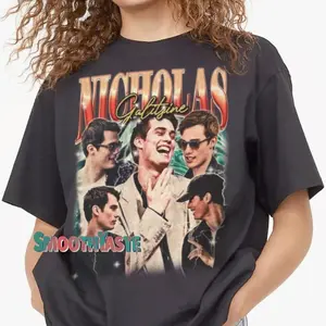 Nicholas Galitzine Vintage T-shirt - Nicholas Galitzine shirt Nicholas Galitzine 90's Tshirt Fans youth Nicholas Galitzine