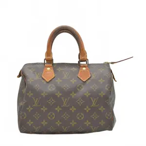 Pre-owned Louis Vuitton canvas Shoulder Bags $1490 1991 Monogram Speedy 25 MI0911