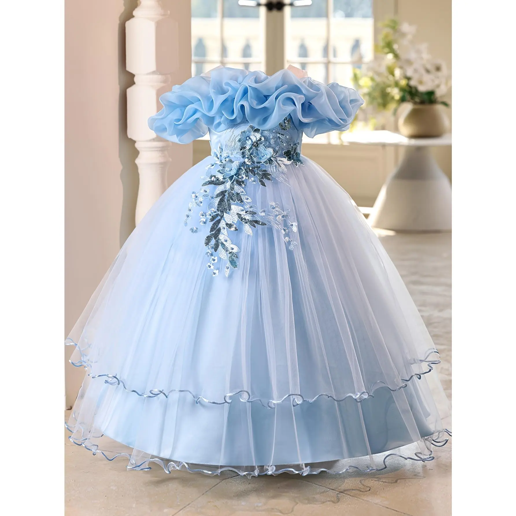 Dress Girls, Formal Wear, Princess Gown, Fluffy Skirt Little Girls. - TikTok Shop Dress Girls, Formal Wear, Princess Gown, Fluffy Skirt Little Girls. - TikTok Shop