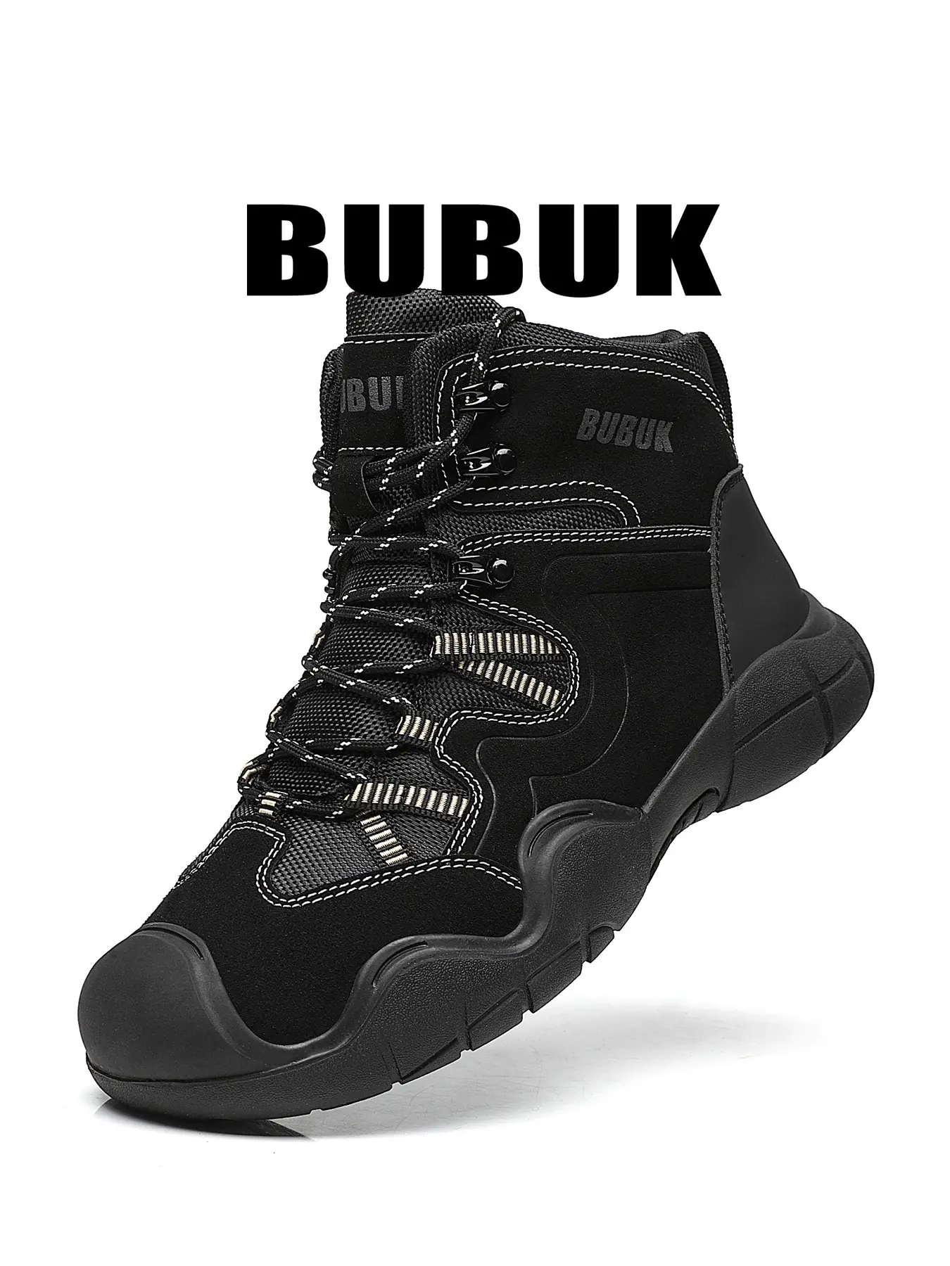 BUBUK Men's Fashion Casual Shoes, Bubuk Outdoor Hiking Trekking Running Shoes, Daily Wear Sports Sneakers, Trendy Comfortable Footwear, Lightweight Hiking Boots