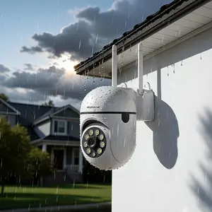 1080P Wireless WiFi Home Security Camera, 360° Pan-Tilt-Zoom, Color Night Vision, AI Motion Detection, 2-Way Audio, Alarm & Cloud Storage (Smart Home Surveillance Device)