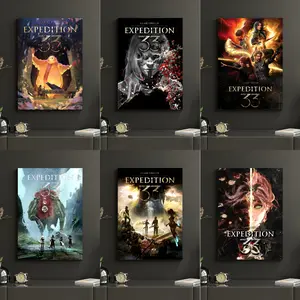 Expedition 33 Poster - Clair Obscur Expedition 33 Poster, Gaming Poster Room Decor, Gift For Him, Gift For Fans