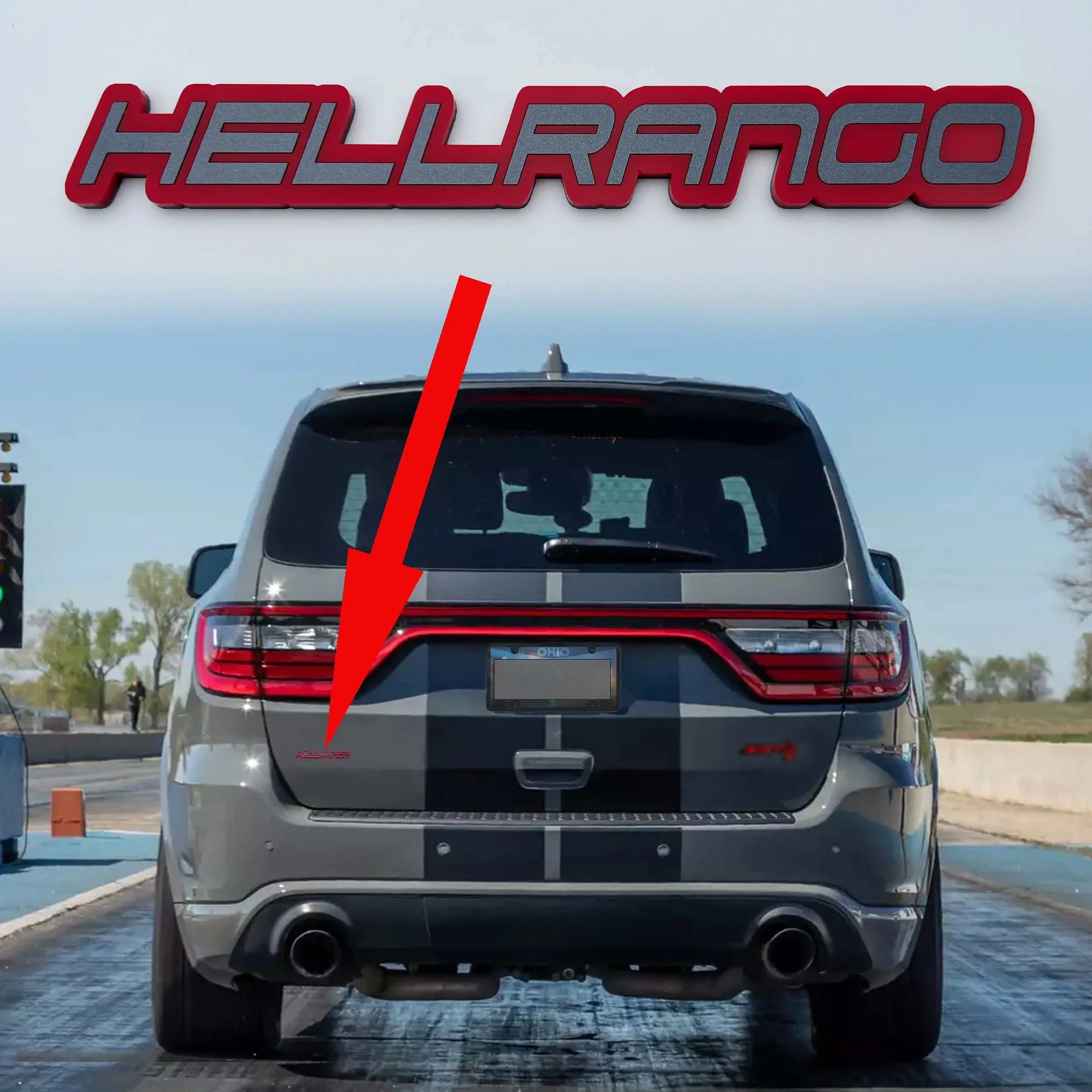 HELLRANGO Badge for Durango Custom Emblem