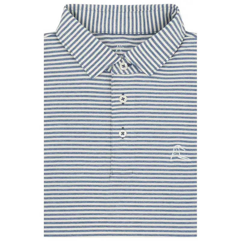 The Barts Heather Stripe Performance Polo – Men’s Short Sleeve Golf Shirt, Breathable Lightweight Athletic Polo, Classic Casual Sportswear Top for Everyday Style