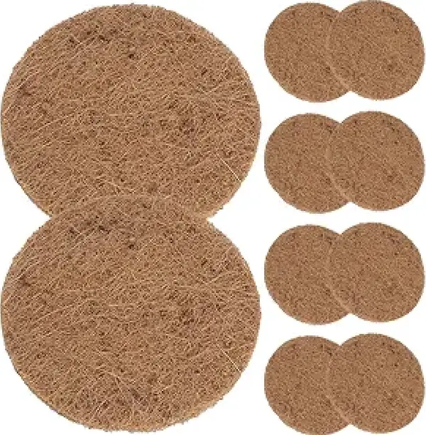 10 Pcs Bird Nesting Pads, Natural Coconut Fiber Nest Pigeon Nest Mat, Bird Nesting Material, Parrots Nesting Box Pads for Pet Parakeet Breeding Hatching, Pigeon Supplies