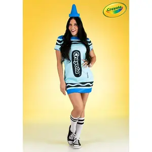 Women's Cerulean Crayola Crayon Costume
