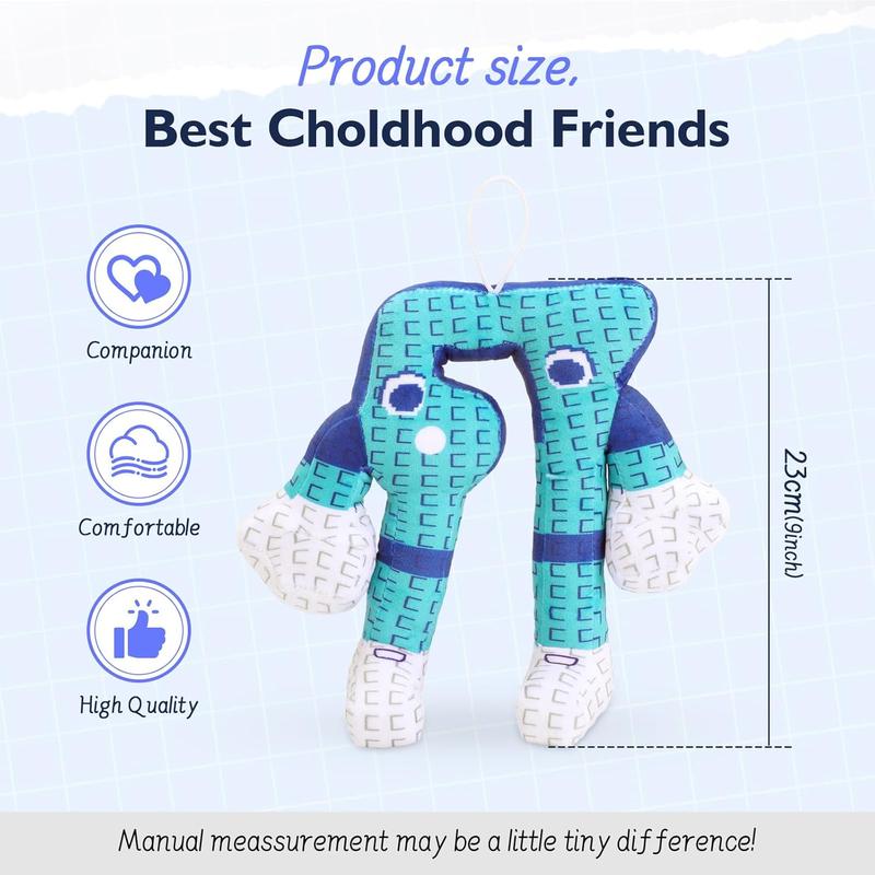 2026 NEW!Trending Brainrot 67 Plush 9inches Stuffed Animal Six-Seven Meme Character, Soft Pixel Plush for Instagram, TikTok Collectors