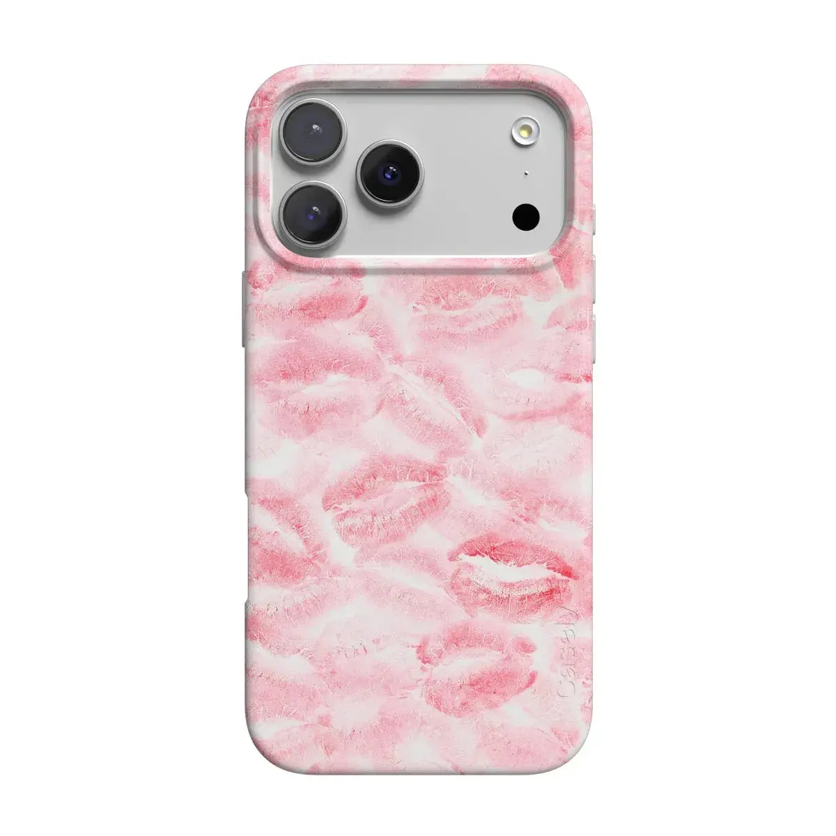 Casely iPhone 17 Pro Case | Sealed with a Kiss | Pink Lipstick | Compatible with MagSafe | Classic Ultra Thin Design