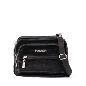 baggallini Women's Triple Zip Bagg Small Crossbody Bag