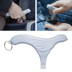 Buckle Release Tool - Compatible with Baby Car Seat, Stroller, Vehicle Buckle & Other Push Button Device - Easy Buckle Release Aid for Arthritis, Long Nails & Elderly (Grey)