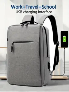 Travel Laptop Backpack, Large Capacity Unisex Travel Bag, 16 Inch Business Boarding Approved Shoulder Bag with Luggage Strap