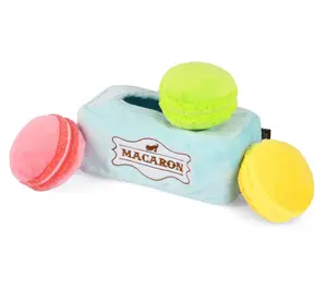 P.L.A.Y. Pup Cu p Cafe Collecti on Mutt-A-Rons Plush Dog Toys