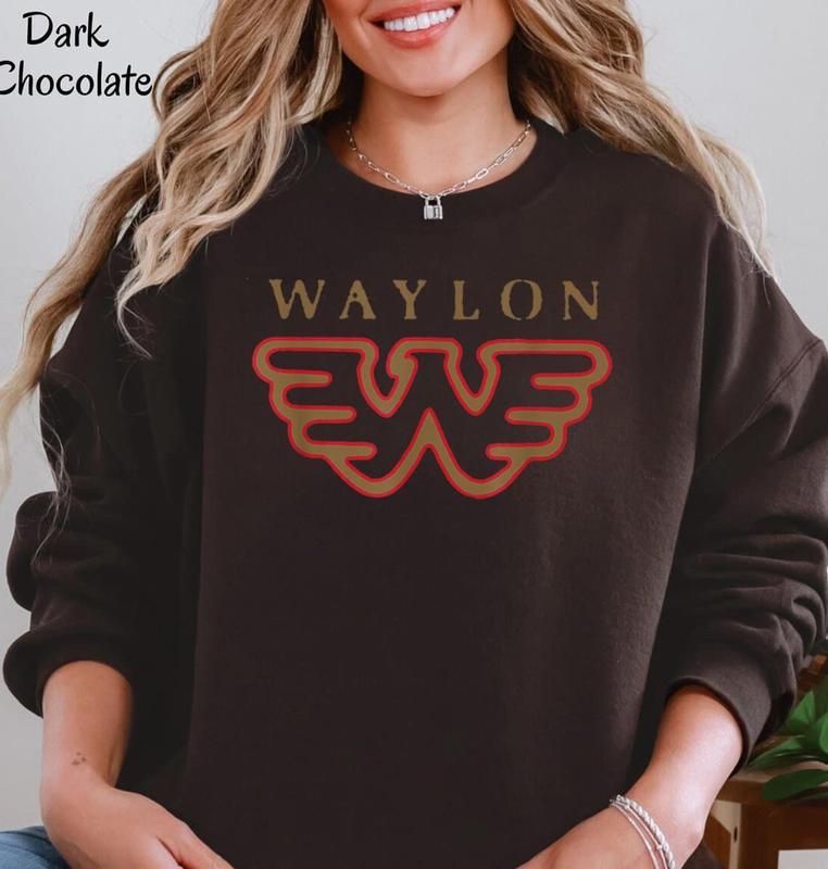 Waylon Jennings - Official Merchandise - Flying W Logo Sweatshirt
