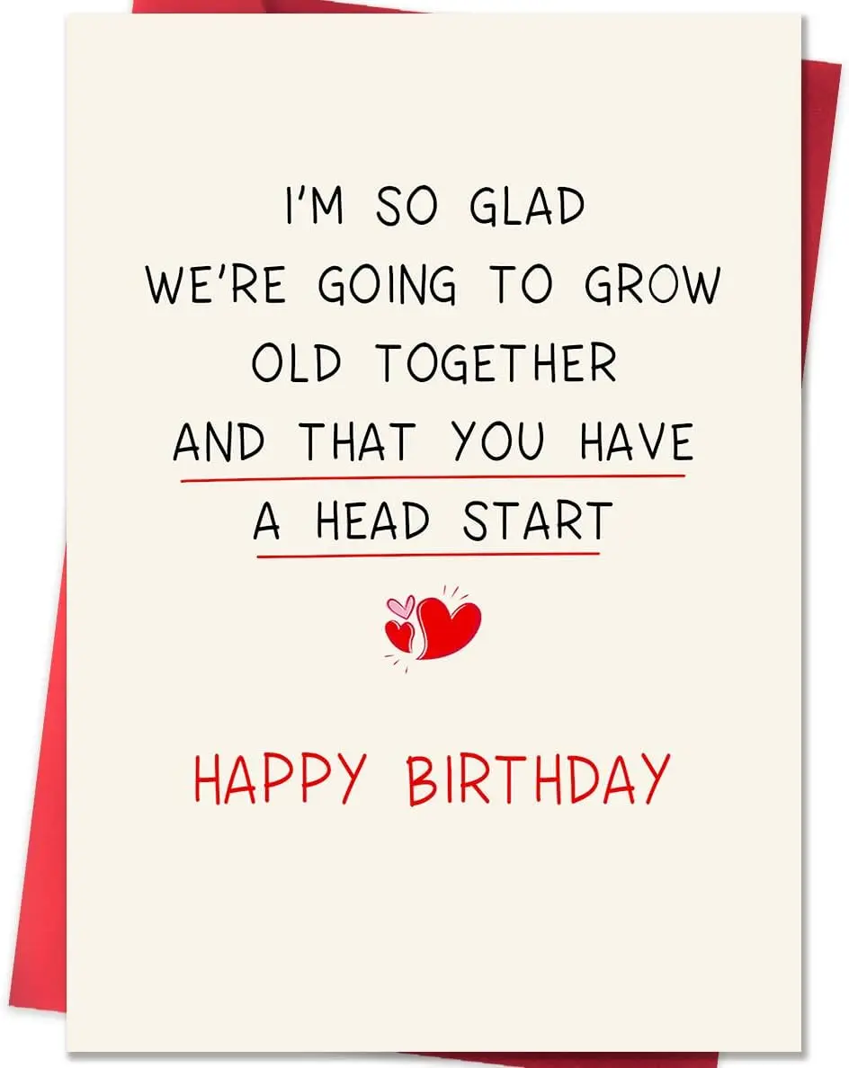 Mother's Day Gift Romantic & Funny Birthday Cards for Boyfriend, Girlfriend, Husband, Wife – Perfect Birthday Gifts for Him & Her