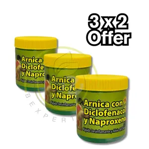 VIRAL Arnica Gel – 3x2 Special – Get 3 Pay 2 – 3 Pack (4.23 oz) – Herbal Muscle Massage & Recovery Gel – Soothing Natural Care