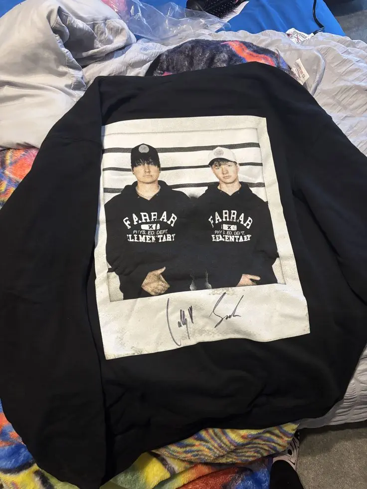 Vintage xplr Mugshot Shirt - Sweatshirt - Hoodie - I Love Sam & Colby - Colby Brock YouTuber Ghost Hunter Tee, Horror Adventure Fan Art