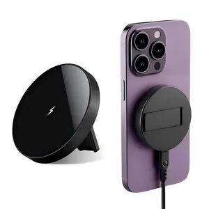 Magnetic Wireless Charger, 15W Max Fast Wireless Magnetic Charging Pad Quick Charge Magnetic Wireless Charger - 15W Qi Certified Charger Charging Pad, Suitable for Fast Charging of iPhone 16/15/14/13/12 Pro/Pro Max/Plus/Mini and Other Models