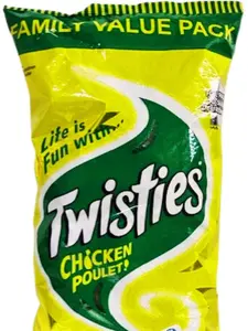 Twisties Poulet Chicken Flavor Snack (500g Bag) Unique Chicken Flavored ... Twisties From FIJI