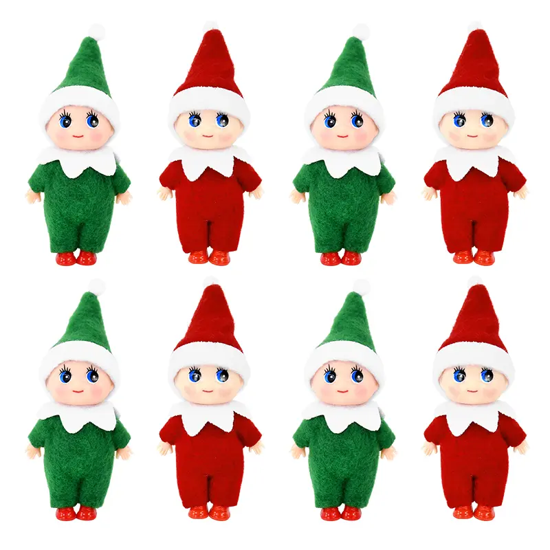 2024 Unisex Kids' Size Baby Elf Plushies, Holiday Festive Home Decor Ornaments, Christmas Party Kids' Gift Supplies