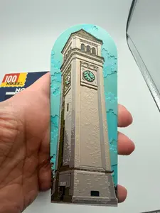 Spokane’s Great Northern Clocktower Bookmark: Fully 3D Printed