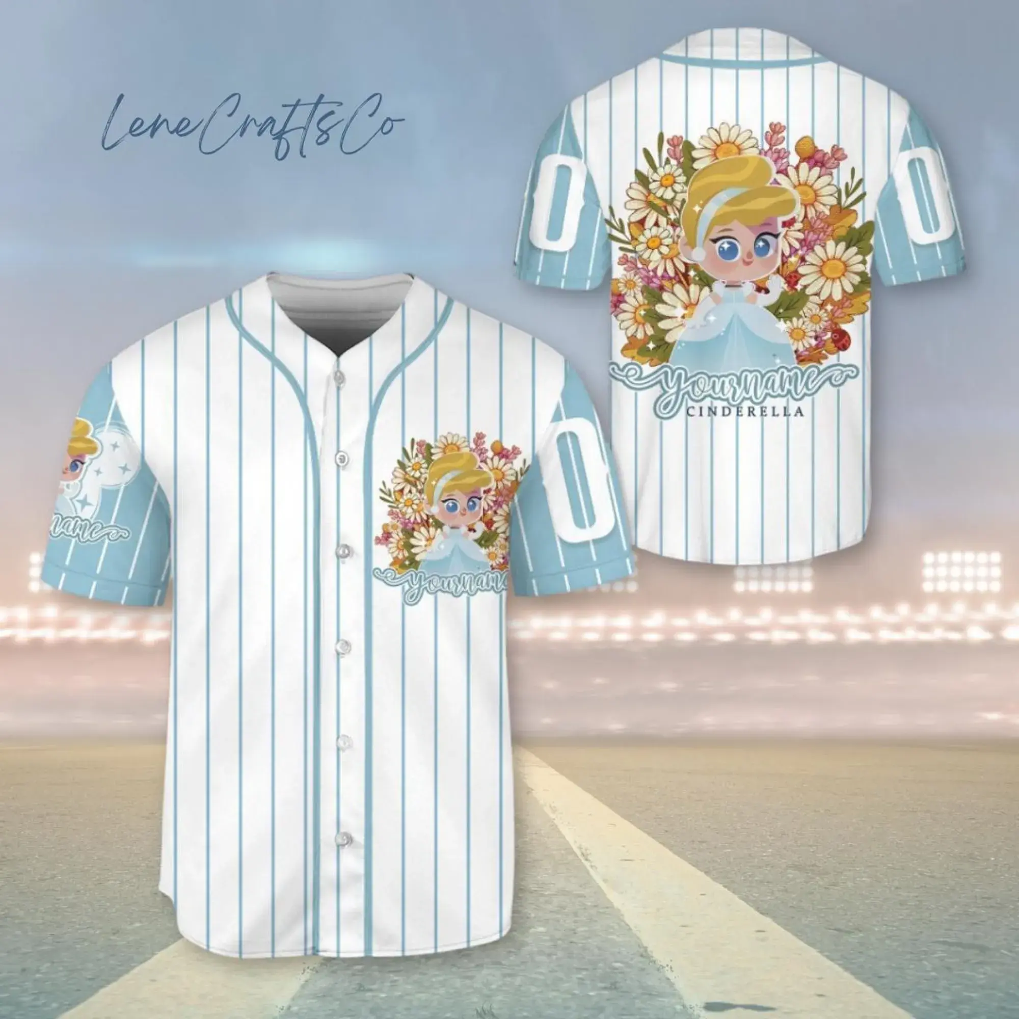A Dream Is A Wish Your Heart Makes Jersey,   Princess Jersey Shirt, Custom Cinderella Princess Jersey, Meet Me At Midnight Shirt