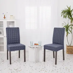 Deconovo Elastic Chair Slipcover – Knitted Fabric, Solid Color, Easy Fit