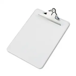 Saunders  Plastic Clipboard 1 in.Capacity Holds 8 1/2 x 11 Clear