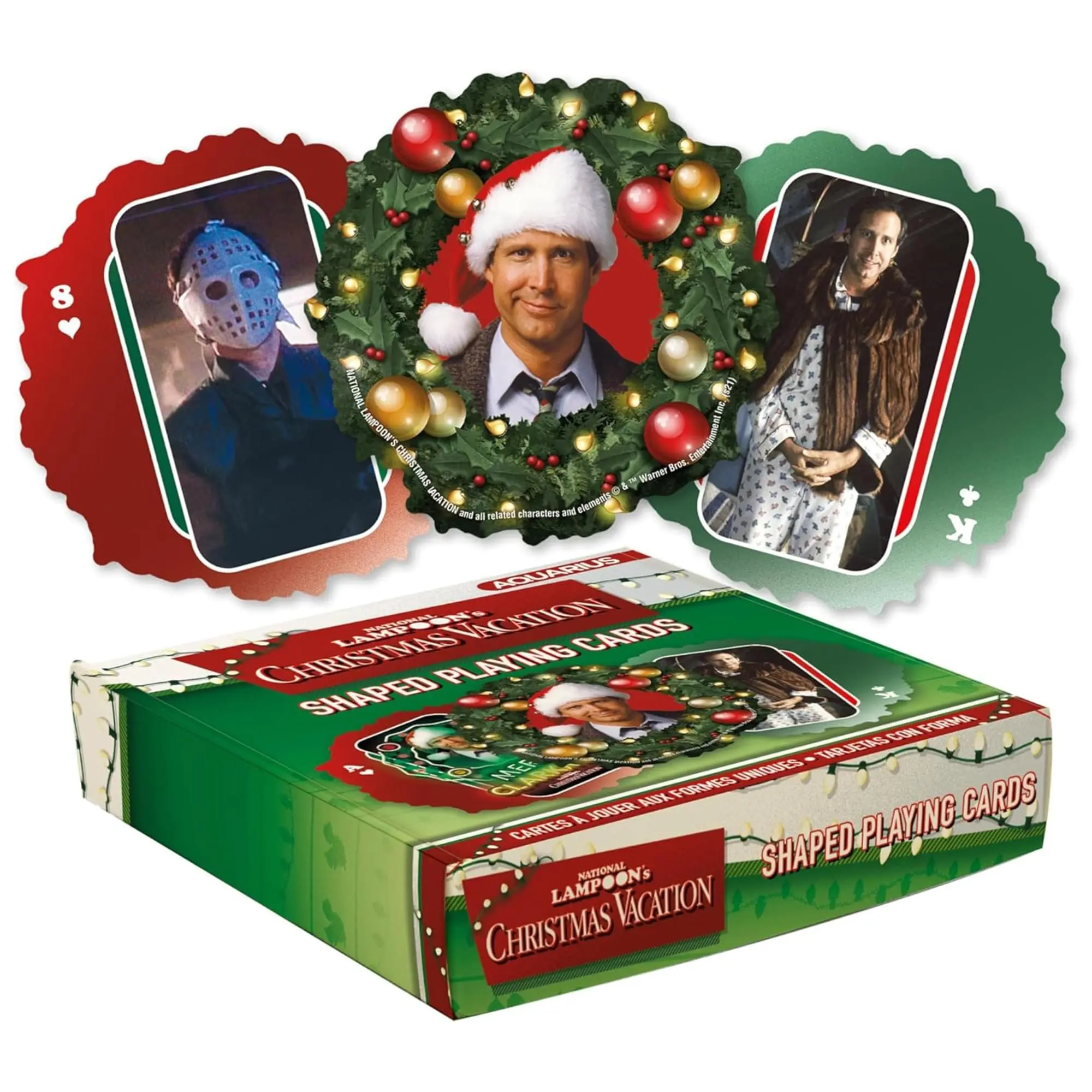 Christmas Vacation Shaped Playing Cards Christmas Vacation Shaped Playing Cards