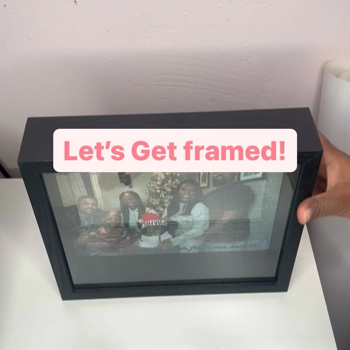 Custom picture puzzles frames Glass