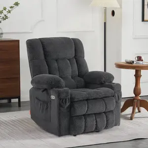 Power Lift Recliner Chair for Elderly, Dual Motor, Massage and Heat, Fabric 7890|7893|7896|R7897|R7891|R7894