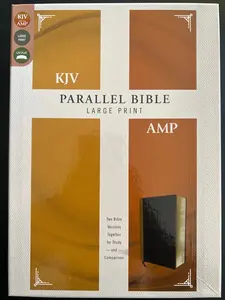 KJV-AMP Parallel Bible: Two Bible Versions Together for Study and Comparison (Large Print)