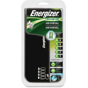Energizer T43967 12V Universal Battery Charger, Green & Silver