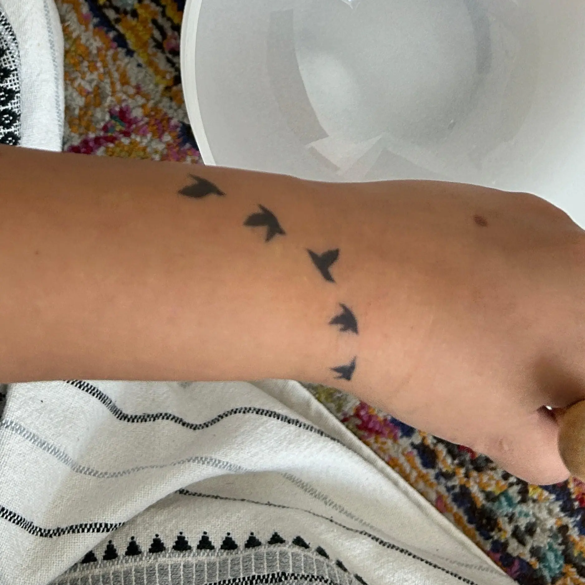 Bird Tattoo | 2 Week Temporary Tattoo | Semi Permanent Tattoo | Plant Based Vegan Tattoo | Inspirational Tattoo | Letter Tattoo | Festival Tattoo | Gift Idea | Boho Tattoo | Bohemian Tattoo