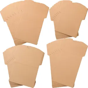 32 Pieces Cardboard Shirt Form Inserts Shirt Display Cardboard for DIY Crafts, Adult Kids T-Shirt Printing Painting, Screen Printing, 4 Sizes