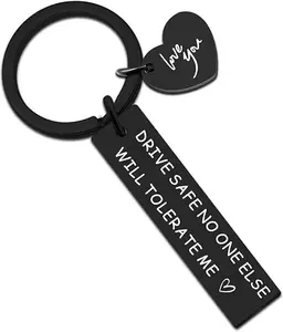 Drive Safe Keychains for Boyfriend Husband Gifts Birthday or Anniversary Presents for Husband Wife Girlfriend Family , Boyfriend Gift