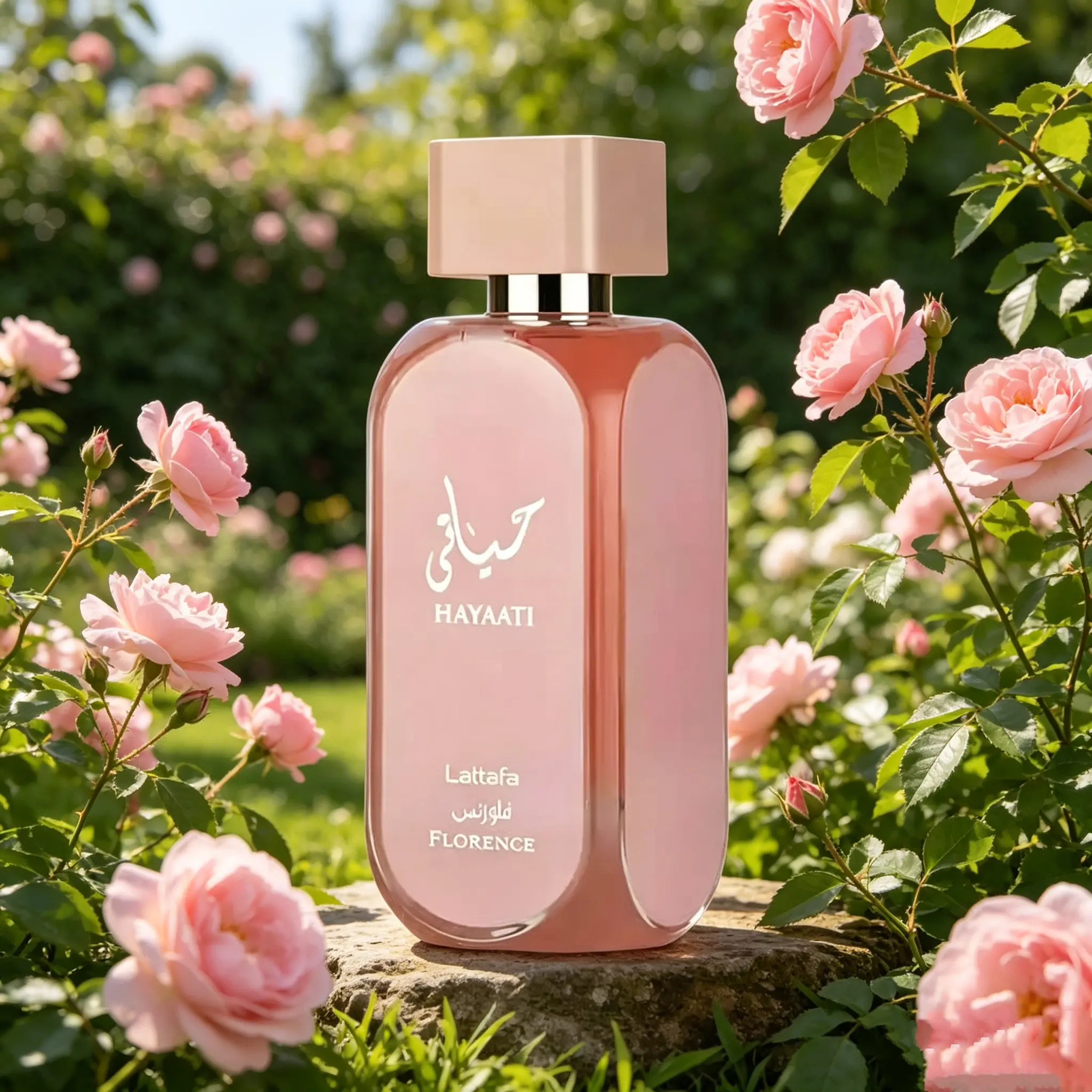Lattafa Hayaati Florence for Women - 3.4 oz EDP Spray, Floral Scent  Fragrances hayaati florence on-the-go use bon bons sweet candy perfume